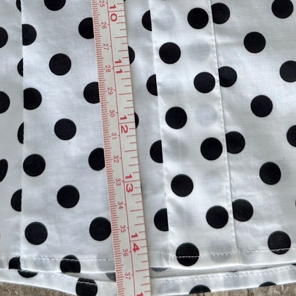 CAROLINE CONSTAS POLKADOT BLOUSE SIZE S - Picture 5 of 9